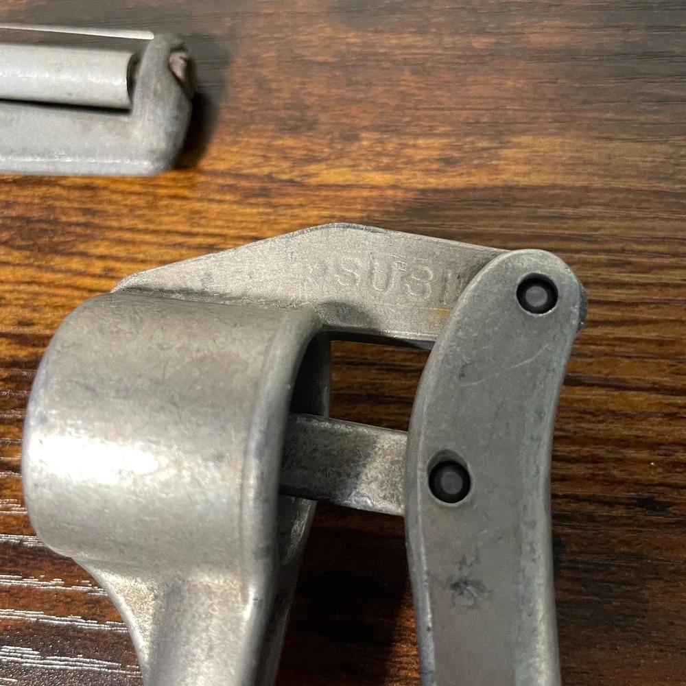 Vtg  Susi Swiss Garlic Press, Vtg CK. Taiwan Cheese Slicer Aluminum Lot